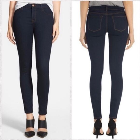 J Brand Denim - J Brand Skinny Leg Jeans Dark Wash Size 27 Inch Waist